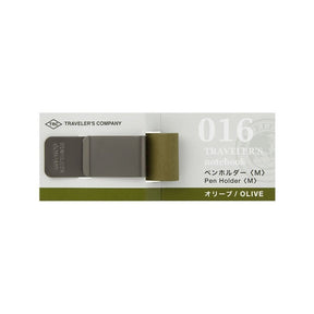 TN 016. Pen Holder (M) Olive - 1 - Traveler's Company - Tidformera