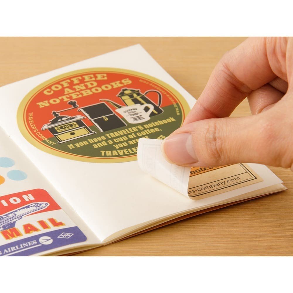 TN Passport Refill 017. Sticker Release Paper - Traveler's Company - Tidformera