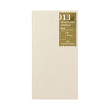 TN Regular Refill 013. Lightweight Paper - Traveler's Company - Tidformera