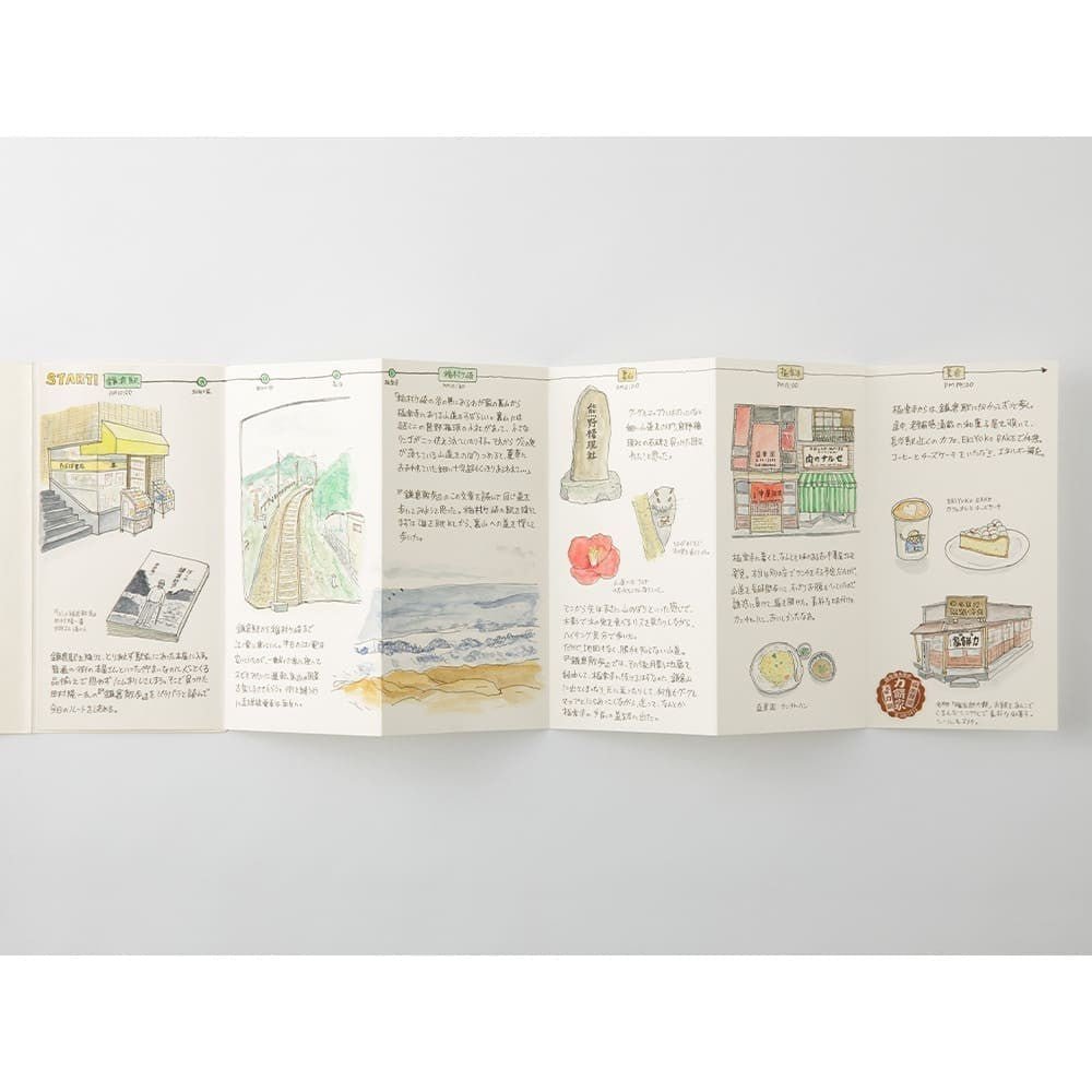 TN Regular Refill 032. Accordion Fold Paper - Traveler's Company - Tidformera