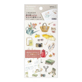 Transfer sticker for journaling - Tools for living - 6 - Midori - Tidformera