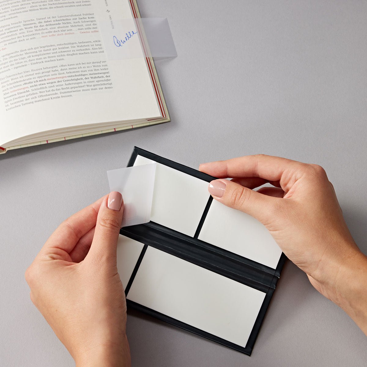 Transparent Sticky Notes - Semikolon - 3 - Semikolon - Tidformera