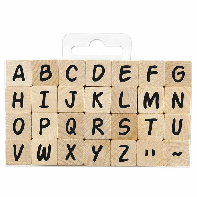 Trästämplar Alfabetet - Medium - 1 - Aladine - Tidformera