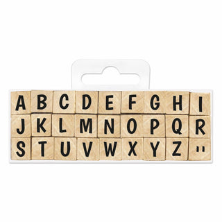 Trästämplar Alfabetet - Small - 1 - Aladine - Tidformera