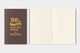 TRAVELER'S notebook Card Size 20th Anniversary Set - Brown - 21 - Traveler's Company - Tidformera