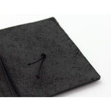 TRAVELER'S notebook Passport Leather Cover Black - Traveler's Company - Tidformera