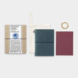 TRAVELER'S notebook Passport Leather Cover Blue - Traveler's Company - Tidformera