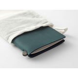 TRAVELER'S notebook Passport Leather Cover Blue - Traveler's Company - Tidformera