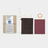 TRAVELER'S notebook Passport Leather Cover Brown - Traveler's Company - Tidformera