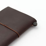 TRAVELER'S notebook Passport Leather Cover Brown - Traveler's Company - Tidformera