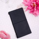 TRAVELER'S notebook Regular Black - Traveler's Company - Tidformera