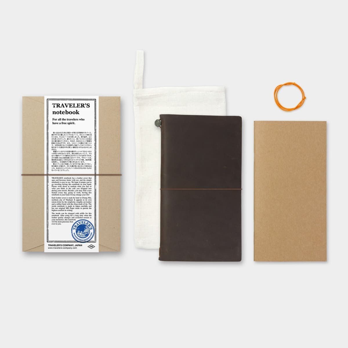 TRAVELER'S notebook Regular Brown - Traveler's Company - Tidformera