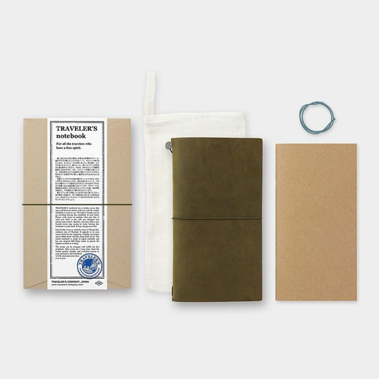 TRAVELER'S notebook Regular Olive - Traveler's Company - Tidformera