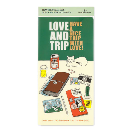 TRC 2025 Clear folder Regular size - 1 - Traveler's Company - Tidformera