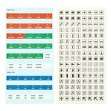 TRC 2025 Customized Sticker set - Traveler's Company - Tidformera