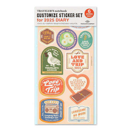 TRC 2025 Customized Sticker set - Traveler's Company - Tidformera