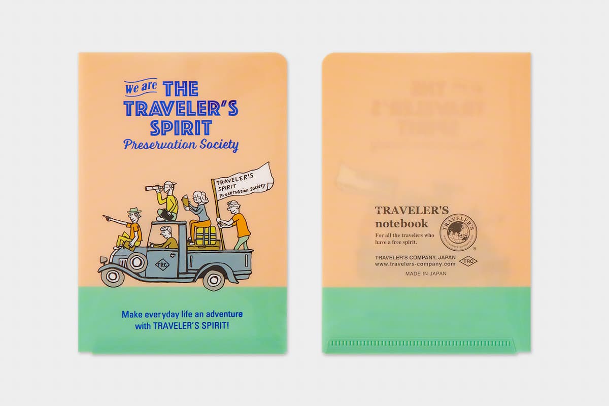 TRC 2026 Clear folder Passport size - 2 - Traveler's Company - Tidformera