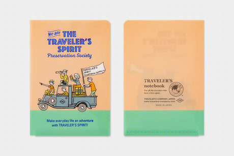 TRC 2026 Clear folder Passport size - 2 - Traveler's Company - Tidformera