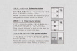 TRC 2026 Customized Sticker set - 11 - Traveler's Company - Tidformera