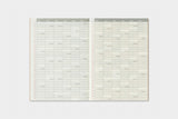 TRC 2026 Monthly Diary Passport size - 5 - Traveler's Company - Tidformera