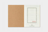 TRC 2026 Monthly Diary Passport size - 3 - Traveler's Company - Tidformera