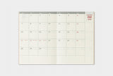TRC 2026 Monthly Diary Passport size - 6 - Traveler's Company - Tidformera