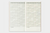 TRC 2026 Monthly Diary Regular size - 5 - Traveler's Company - Tidformera