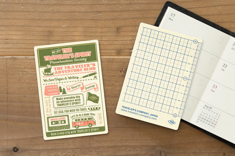 TRC 2026 Underlay Passport size - 2 - Traveler's Company - Tidformera
