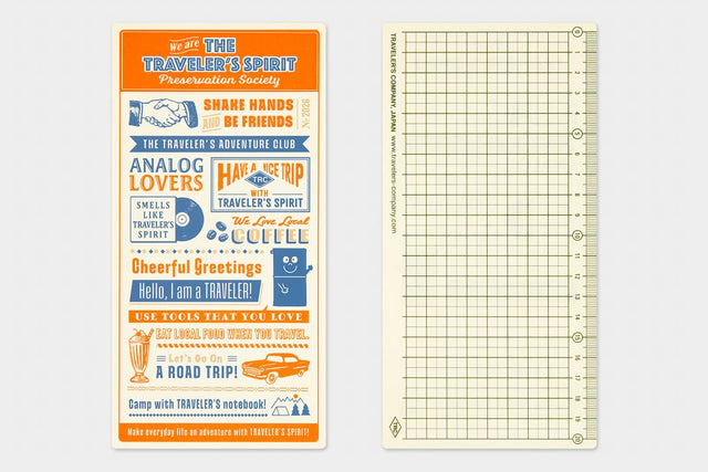 TRC 2026 Underlay Regular size - 1 - Traveler's Company - Tidformera