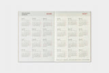 TRC 2026 Weekly Diary Passport size - 9 - Traveler's Company - Tidformera