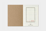 TRC 2026 Weekly Diary Passport size - 8 - Traveler's Company - Tidformera