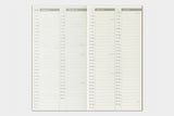 TRC 2026 Weekly + Memo Diary Regular size - 5 - Traveler's Company - Tidformera