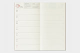 TRC 2026 Weekly + Memo Diary Regular size - 11 - Traveler's Company - Tidformera