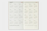 TRC 2026 Weekly Vertical Diary Regular size - 4 - Traveler's Company - Tidformera