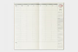TRC 2026 Weekly Vertical Diary Regular size - 11 - Traveler's Company - Tidformera