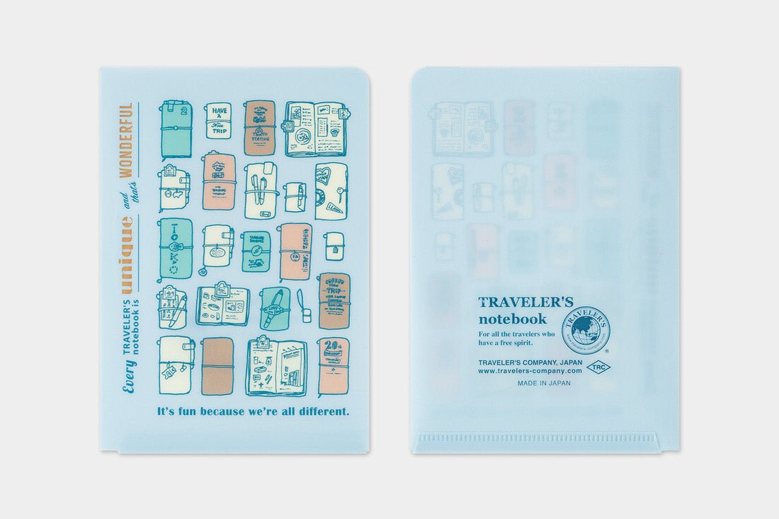 TRC 2027 Clear folder Passport size - 3 - Traveler's Company - Tidformera