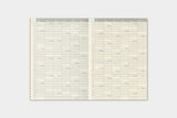 TRC 2027 Monthly Diary Passport size - 6 - Traveler's Company - Tidformera