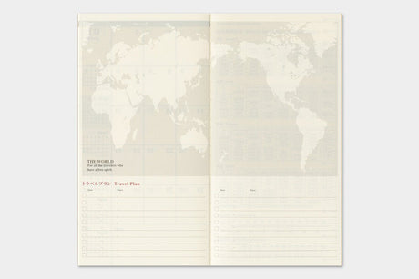 TRC 2027 Monthly Diary Regular size - 8 - Traveler's Company - Tidformera