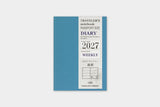 TRC 2027 Weekly Diary Passport size - 1 - Traveler's Company - Tidformera