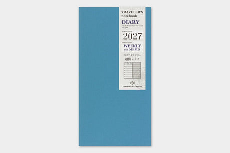 TRC 2027 Weekly + Memo Diary Regular size - 1 - Traveler's Company - Tidformera