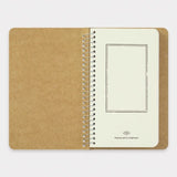 TRC SPIRAL RING NOTEBOOK A6 Slim MD White - Traveler's Company - Tidformera