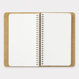 TRC SPIRAL RING NOTEBOOK A6 Slim MD White - Traveler's Company - Tidformera