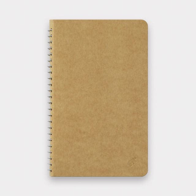 TRC SPIRAL RING NOTEBOOK A6 Slim MD White - Traveler's Company - Tidformera