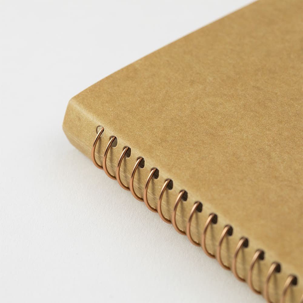 TRC Spiral ring Notebook B6 Kraft - 6 - Traveler's Company - Tidformera