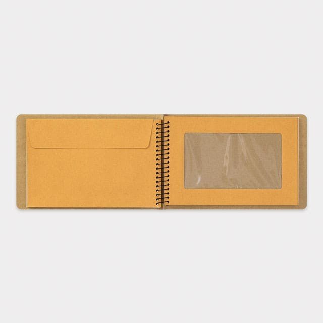 TRC SPIRAL RING NOTEBOOK B6 Window Envelope - Traveler's Company - Tidformera