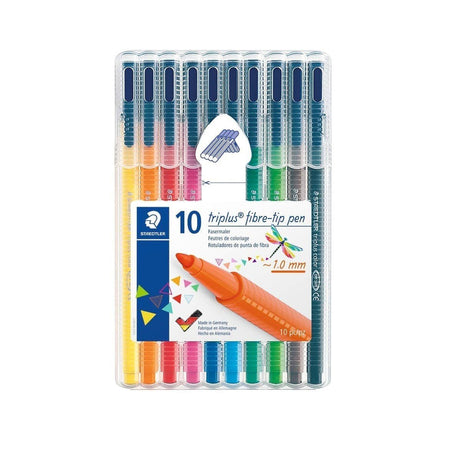 Triplus colours 10 - färger Fiberspetspennor - 1 - Staedtler - Tidformera