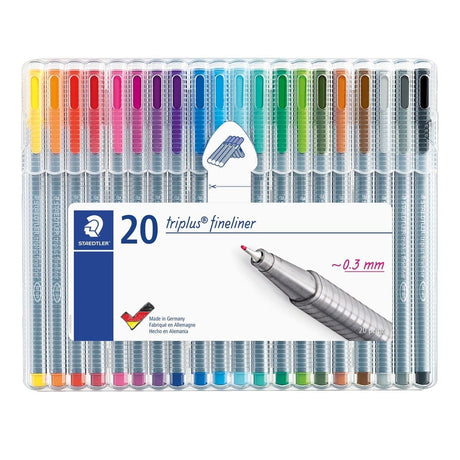 Triplus Fineliner 20-färger - Staedtler - Tidformera