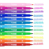 TWINTONE Dual-tip markers 12-pack - Rainbow - Tombow - Tidformera