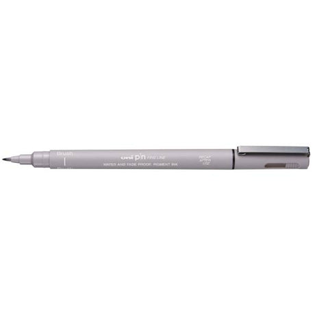 Uni Pin Brush Pen Light Grey - 1 - Uni Mitsubishi Pencil - Tidformera