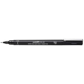 Uni Pin Fineliner 5 - pack Black 0,1/0,3/0,5/0,7/0,9 - 2 - Uni Mitsubishi Pencil - Tidformera